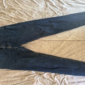 Frame Denim High-Rise Blue Jeans